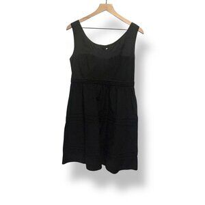 See by Chloé Womens Sz 8 Black Sleeveless Tiered Mini Dress Classic Staple‎